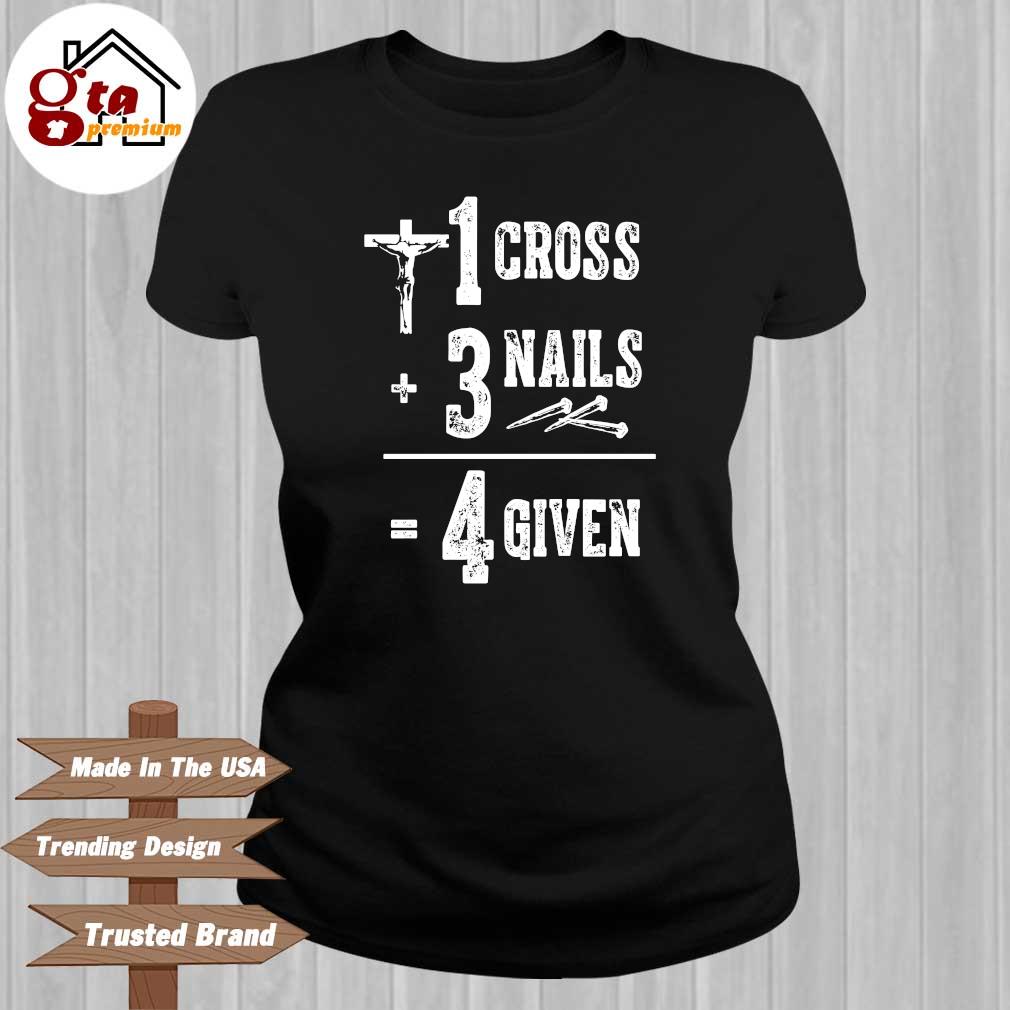 1 cross plus 3 nails 4 given s Ladies
