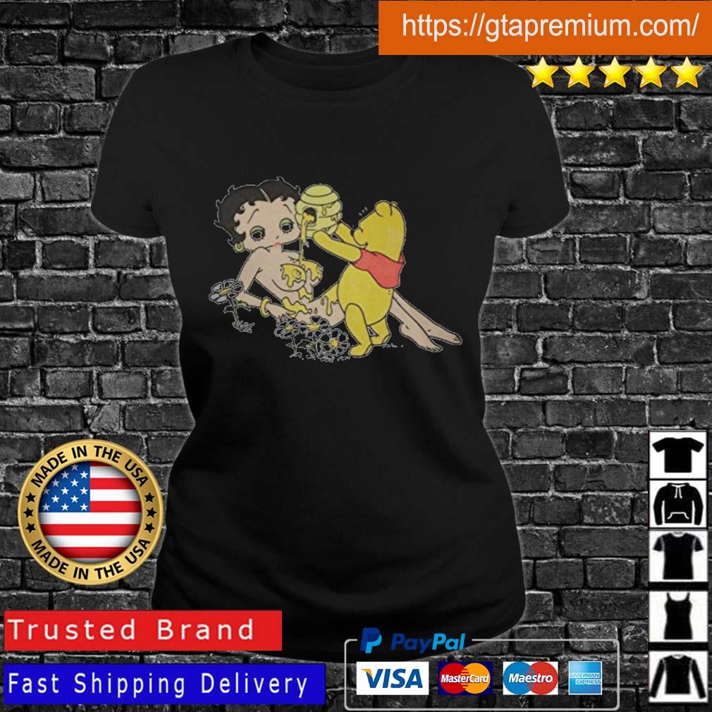 betty boop and winnie the pooh shirt