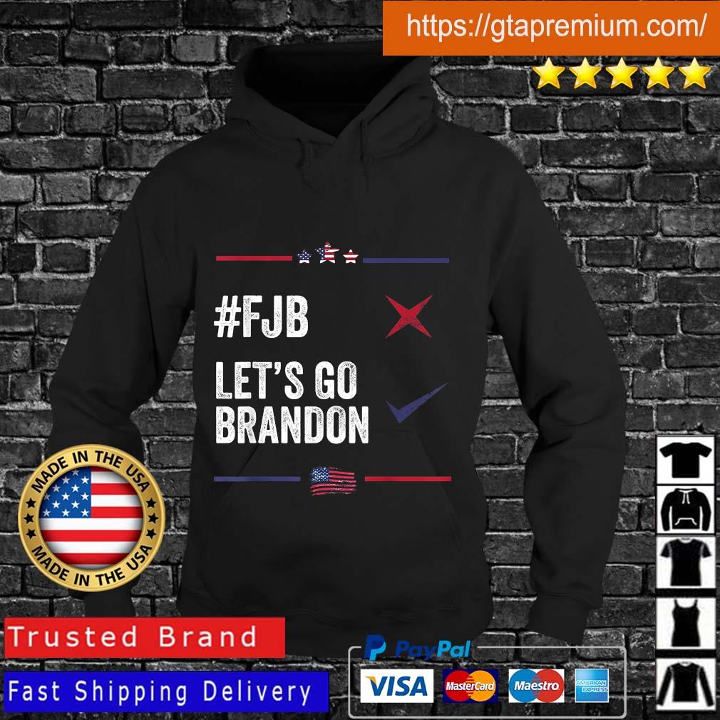 #FJB Let's Go Brandon American Flag Anti Biden Shirt Hoodie