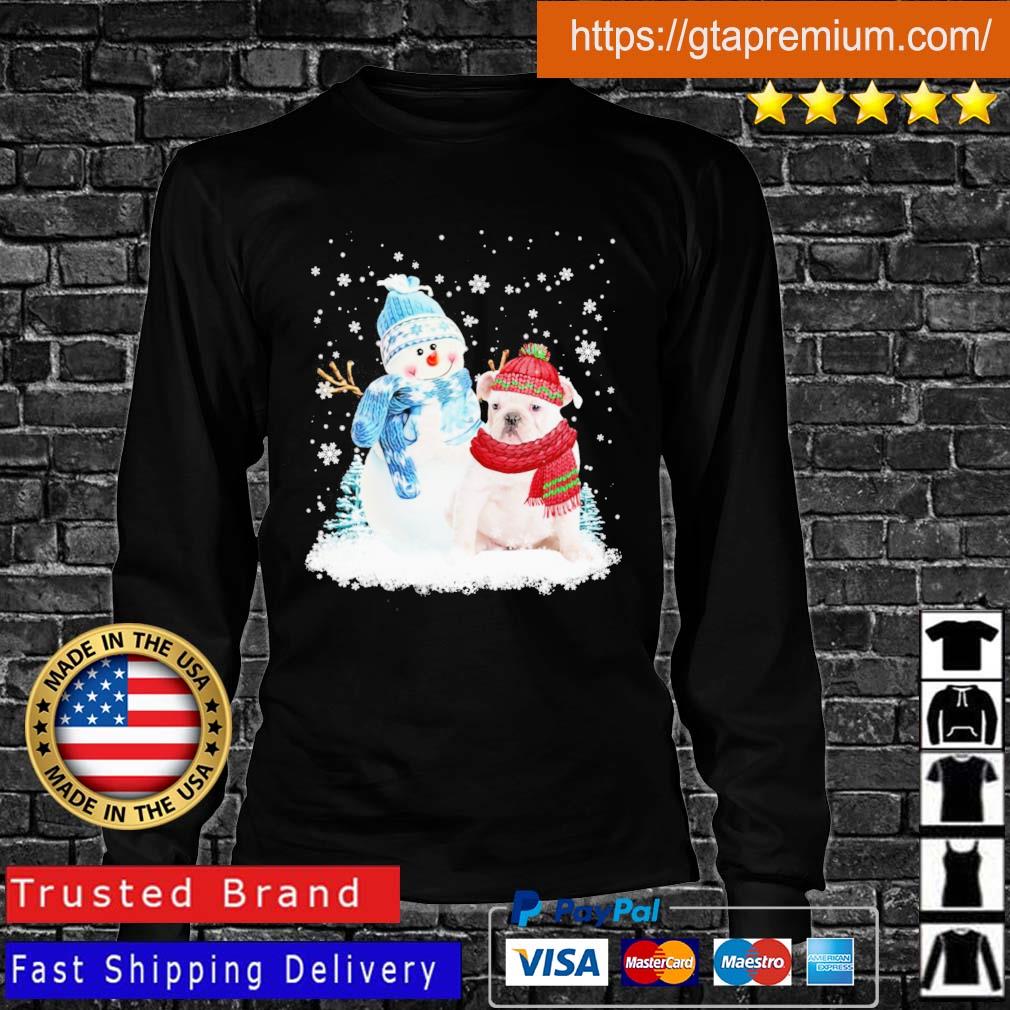 english bulldog christmas sweater